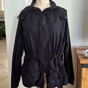 Caribbean Joe Detachable Hood Zip Jacket
